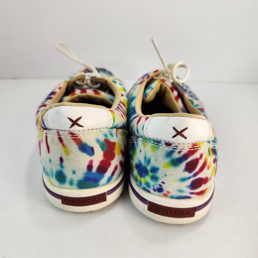 Twisted X Women's Tie-Dye Multicolor Lace-up Comfy Sneakers Size 9.5M - Picture 3 of 8